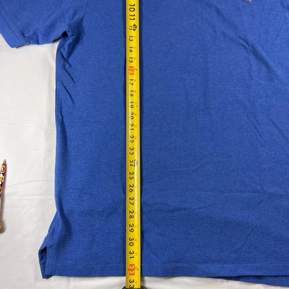 Polo Ralph Lauren Men’s XLT Blue Classic Cotton Polo Shirt Short Sleeve Casual